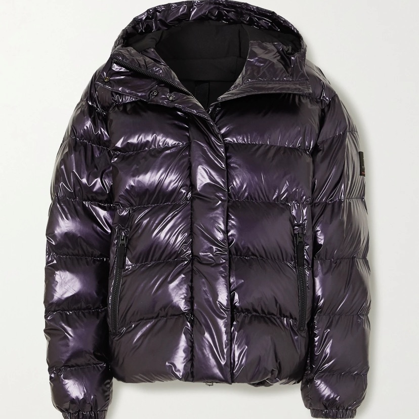 Bogner Shiny Deep Purple Puffer Ski Jacket